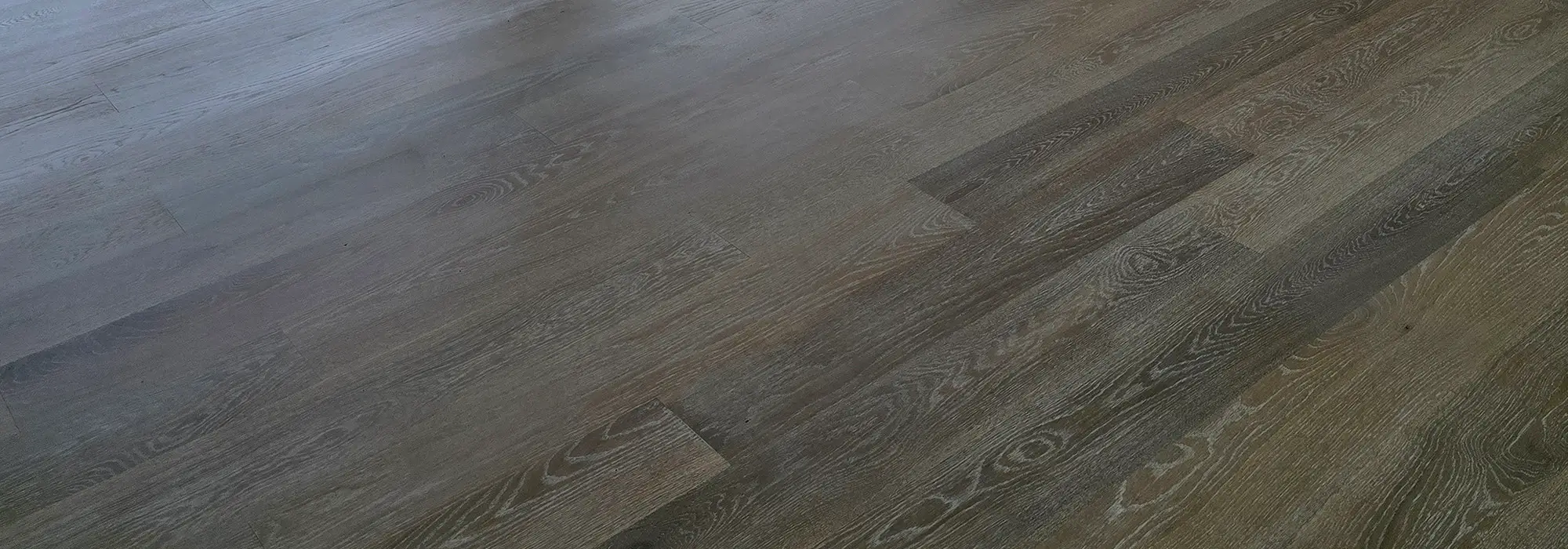 laminate flooring in living area.