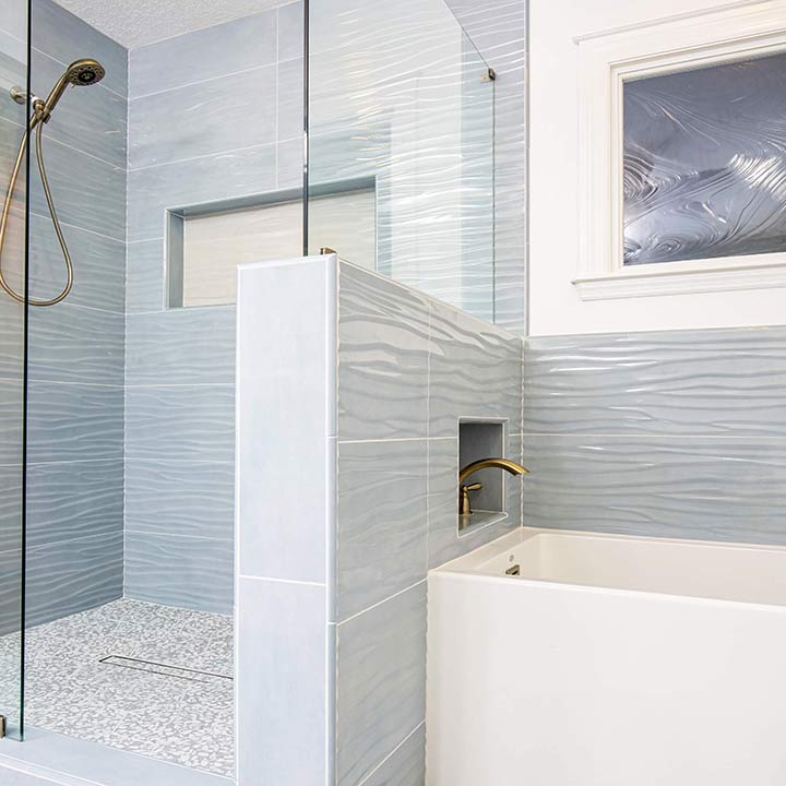 Bathroom renovation J&J Carpet One